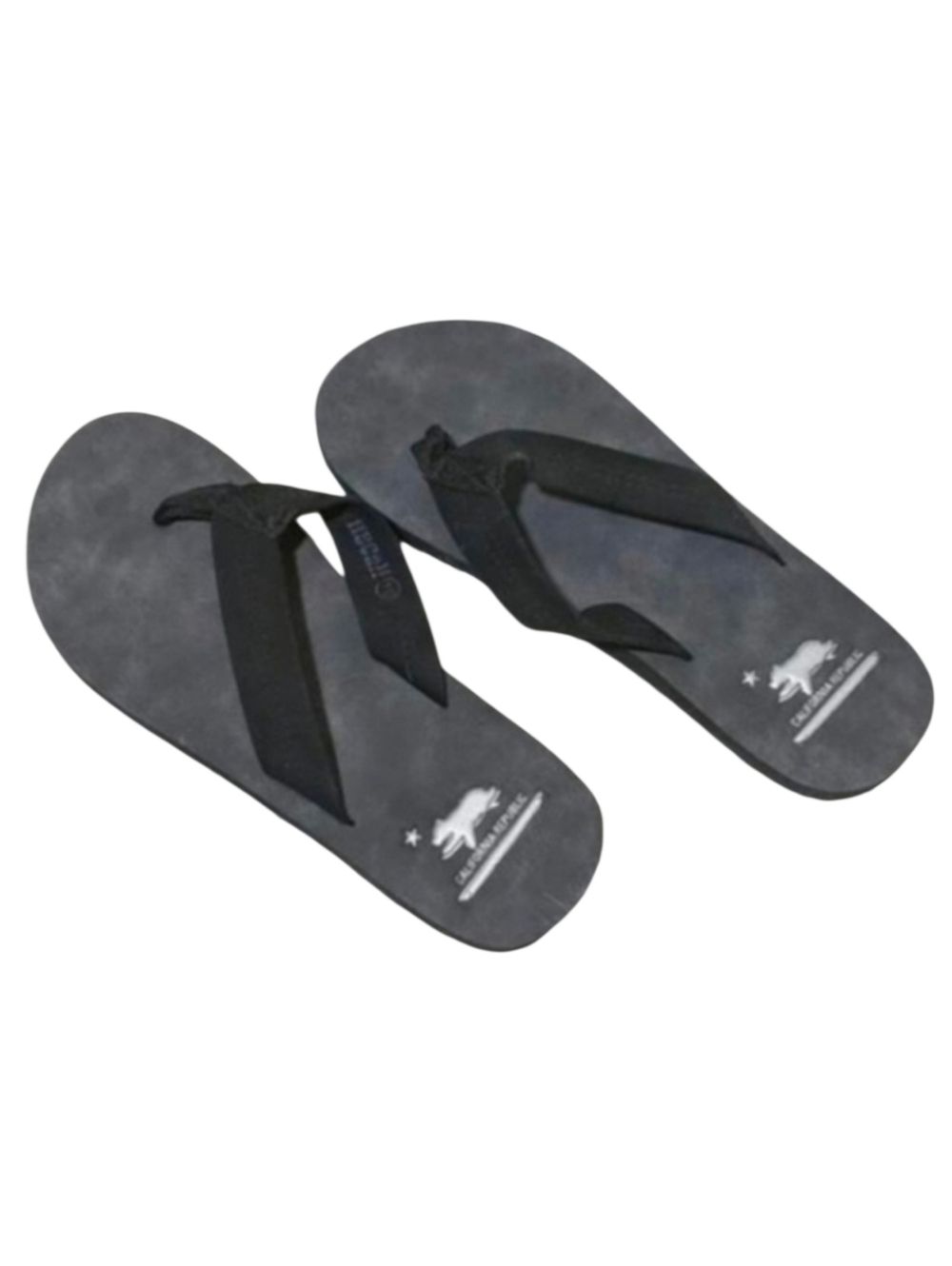 NWOT Black California Republic Flip Flops